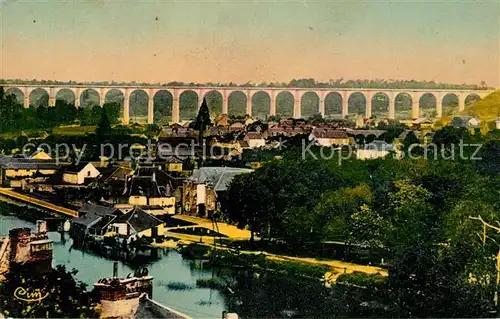 AK / Ansichtskarte Le_Blanc_Indre Vue generale et le Viaduc Le_Blanc_Indre