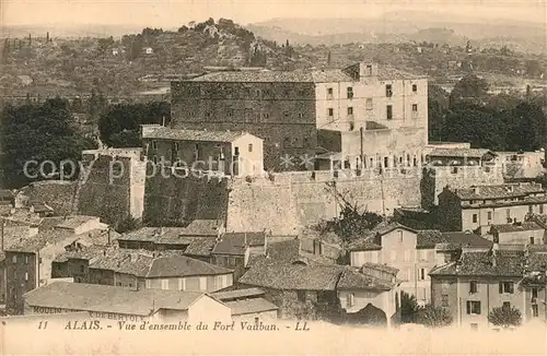 AK / Ansichtskarte Alais Vue d ensemble du Fort Vauban Alais