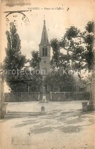 AK / Ansichtskarte Vignieu Place de l Eglise Vignieu