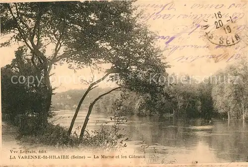 AK / Ansichtskarte La_Varenne_Saint_Hilaire La Marne et les Coteaux La_Varenne_Saint_Hilaire