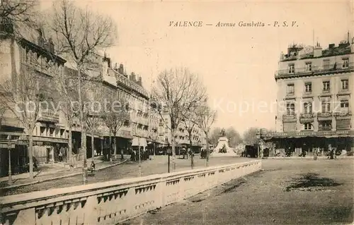 AK / Ansichtskarte Valence_d_Agen Avenue Gambetta Valence_d_Agen