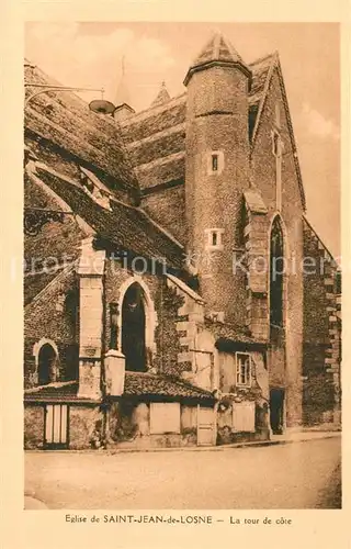 AK / Ansichtskarte Saint Jean de Losne Eglise Tour de cote Saint Jean de Losne