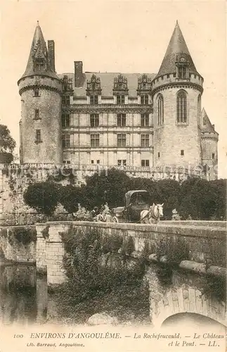 AK / Ansichtskarte La_Rochefoucauld Chateau Schloss La_Rochefoucauld