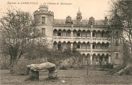 AK / Ansichtskarte Barbezieux Saint Hilaire Chateau de Montauzier Schloss Barbezieux Saint Hilaire