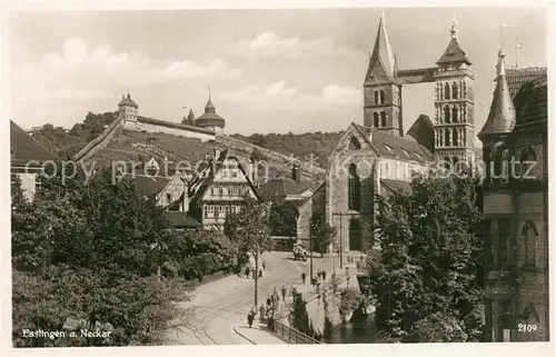 AK / Ansichtskarte Esslingen_Neckar Stadtkirche St. Dionys Esslingen Neckar