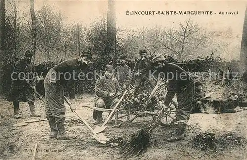 AK / Ansichtskarte Elincourt Sainte Marguerite Au travail Elincourt Sainte Marguerite