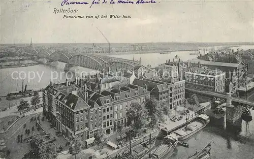 AK / Ansichtskarte Rotterdam Panorama Blick vom Witte huis Rotterdam