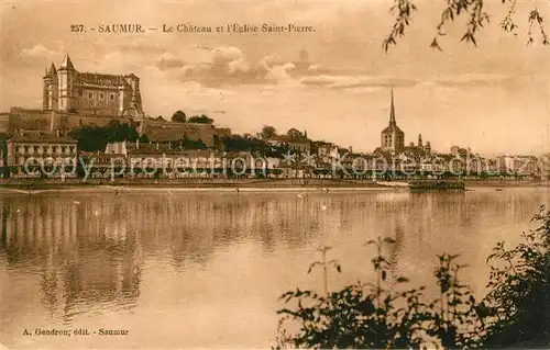 AK / Ansichtskarte Saumur Chateau Saumur