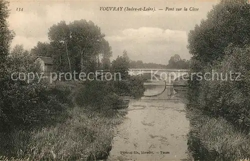 AK / Ansichtskarte Vouvray_Indre et Loire Pont sur la Cisse Vouvray Indre et Loire