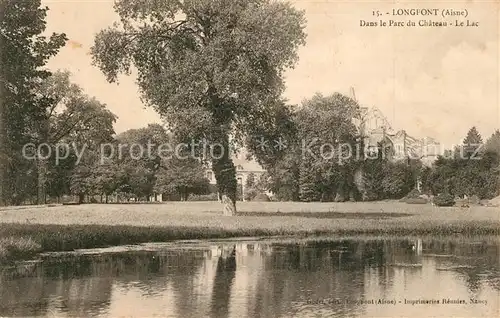 AK / Ansichtskarte Longpont_Aisne Parc du Chateau Longpont Aisne