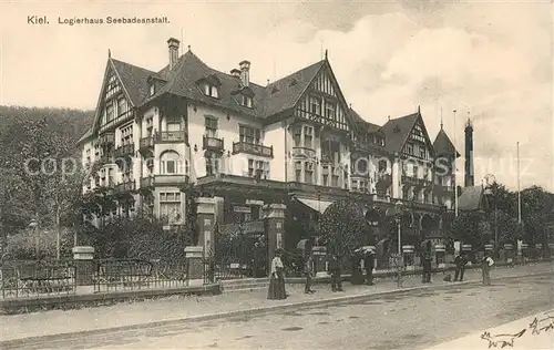 AK / Ansichtskarte Kiel Logierhaus Seebadeanstalt Kiel