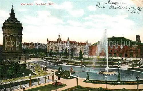 AK / Ansichtskarte Mannheim Friedrichsplatz Mannheim