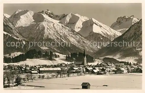 AK / Ansichtskarte Oberstdorf  Oberstdorf