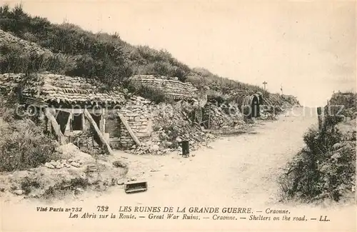 AK / Ansichtskarte Craonne_Aisne Ruines Kriegszerstoerung Craonne Aisne