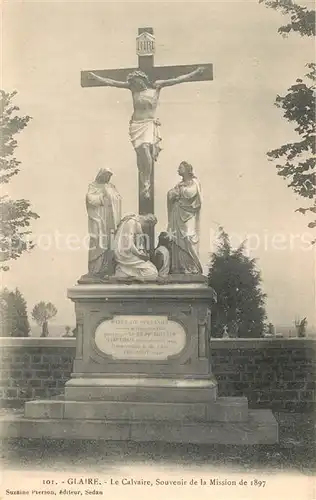 AK / Ansichtskarte Glaire La Calvaire Croix Souvenir de la Mission de 1897 Glaire