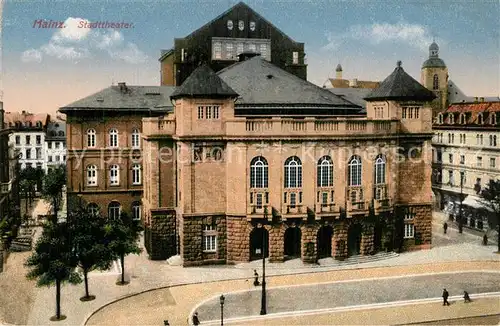 AK / Ansichtskarte Mainz_Rhein Stadttheater  Mainz Rhein