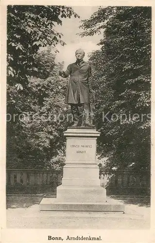 AK / Ansichtskarte Bonn_Rhein Arndtdenkmal Bonn_Rhein