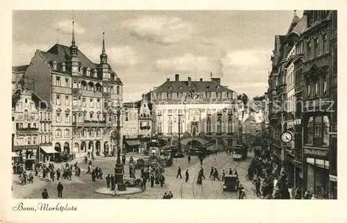 AK / Ansichtskarte Bonn_Rhein Marktplatz Bonn_Rhein