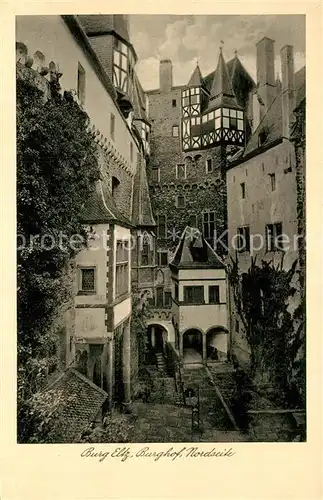 AK / Ansichtskarte Burg_Eltz Burghof Burg_Eltz