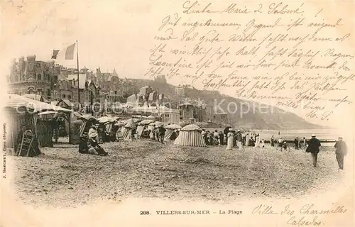 AK / Ansichtskarte Villers sur Mer Plage Villers sur Mer