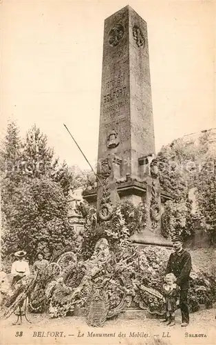 AK / Ansichtskarte Belfort_Alsace Monument des Mobiles Belfort Alsace