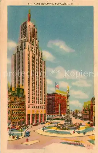 AK / Ansichtskarte Buffalo_New_York Rand Building Illustration Buffalo_New_York