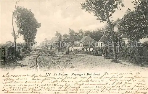 AK / Ansichtskarte La_Panne_Veurne Paysage a Duinhoek 