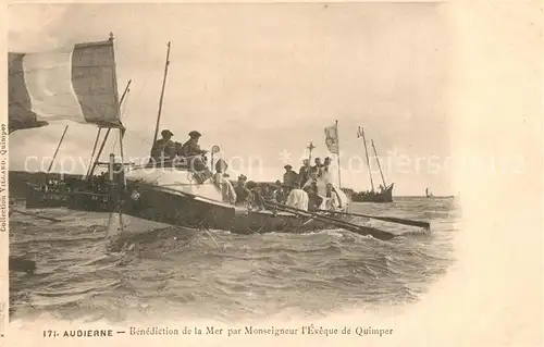 AK / Ansichtskarte Audierne Benediction de la Mer par Monseigneur lEveque de Quimper Audierne