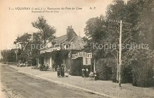 AK / Ansichtskarte Vouvray_Indre et Loire Restaurant du Pont de Cisse Vouvray Indre et Loire