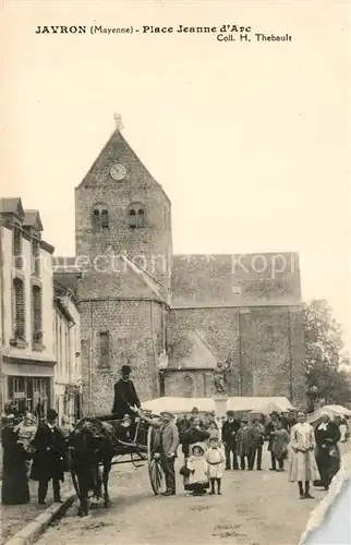 AK / Ansichtskarte Javron les Chapelles Place Jeanne d Arc Javron les Chapelles