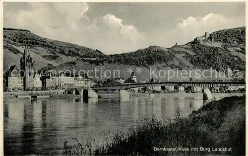 AK / Ansichtskarte Bernkastel Kues mit Burg Landshut Bernkastel Kues