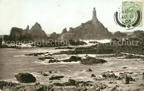 AK / Ansichtskarte Jersey_Kanalinsel Corbiere Lighthouse  