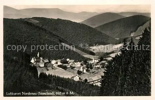 AK / Ansichtskarte Nordenau Landschaftspanorama Luftkurort Nordenau