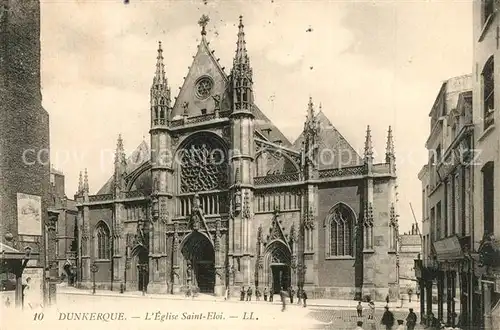 AK / Ansichtskarte Dunkerque Eglise Saint Eloi Dunkerque