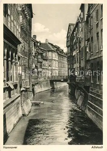 AK / Ansichtskarte Hannover Altstadt Kanal Hannover