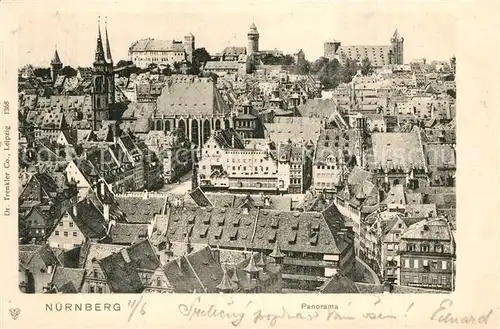 AK / Ansichtskarte Nuernberg Stadtpanorama Nuernberg