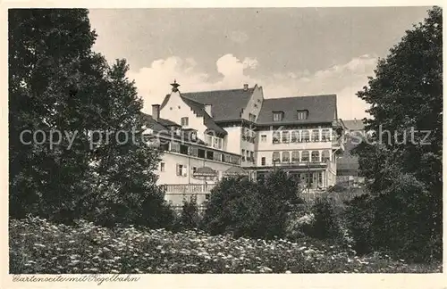 AK / Ansichtskarte Heimenkirch Herz Jesu Heim Erholungsheim Garten Kegelbahn Heimenkirch