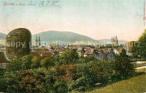 AK / Ansichtskarte Goslar Stadtpanorama Goslar