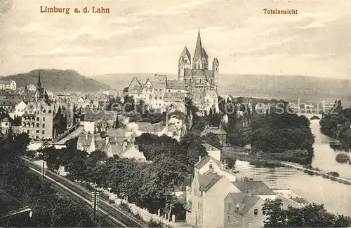 AK / Ansichtskarte Limburg_Lahn Totalansicht mit Limburger Dom Limburg_Lahn