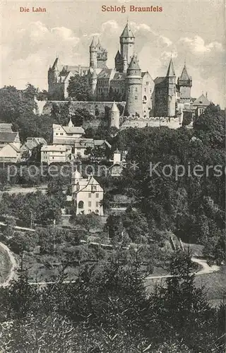 AK / Ansichtskarte Braunfels Blick zum Schloss Braunfels