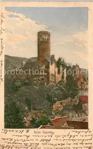 AK / Ansichtskarte Eppstein_Taunus Burgruine Eppstein_Taunus