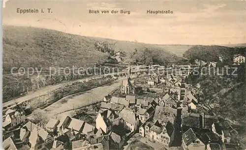 AK / Ansichtskarte Eppstein_Taunus Panorama Blick von der Burg Eppstein_Taunus