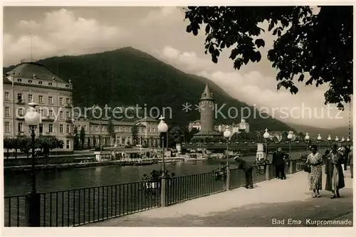 AK / Ansichtskarte Bad_Ems Kurpromenade Bad_Ems