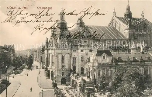 AK / Ansichtskarte Koeln_Rhein Opernhaus Koeln_Rhein