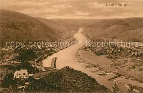 AK / Ansichtskarte Alf_Mosel Panorama Moseltal mit Alf und Bullay Alf_Mosel