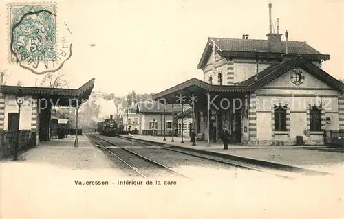 AK / Ansichtskarte Vaucresson Interieur de la gare Vaucresson