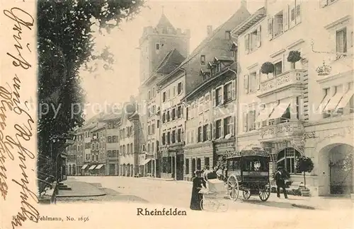 AK / Ansichtskarte Rheinfelden_AG Strassenpartie Rheinfelden AG