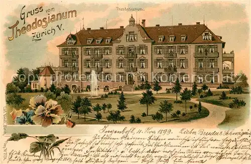 AK / Ansichtskarte Zuerich_ZH Theodosianum Zuerich_ZH