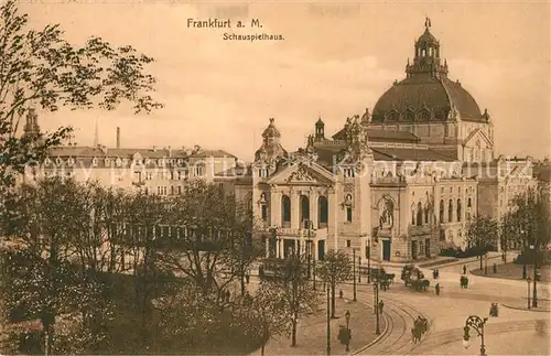 AK / Ansichtskarte Frankfurt_Main Schauspielhaus Frankfurt Main