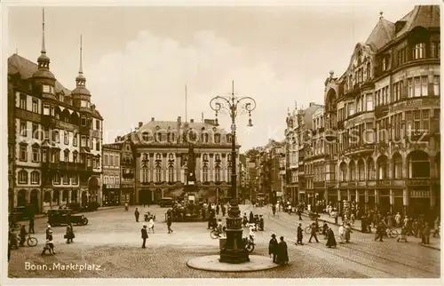 AK / Ansichtskarte Bonn_Rhein Marktplatz Bonn_Rhein